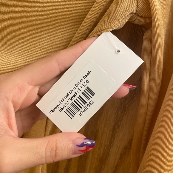 NWT Emory Park Ruched Shirted Shirt Dress - Picture 2 of 4